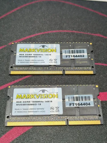 Par de memória RAM ddr3 PC3 1.5V 8gb cada 16gb total