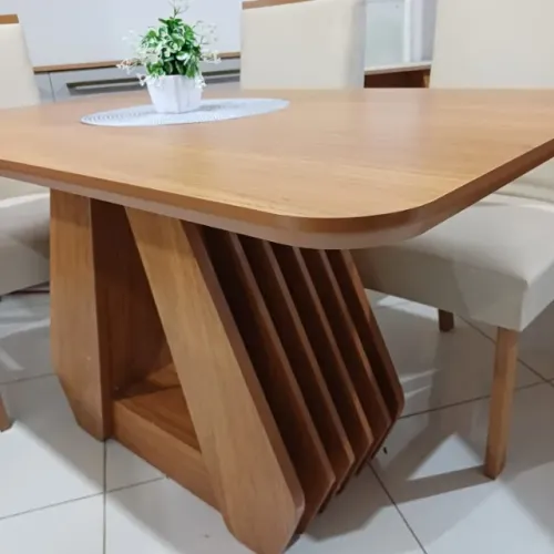 Mesa de jantar 100% mdf luxuosa entregamos
