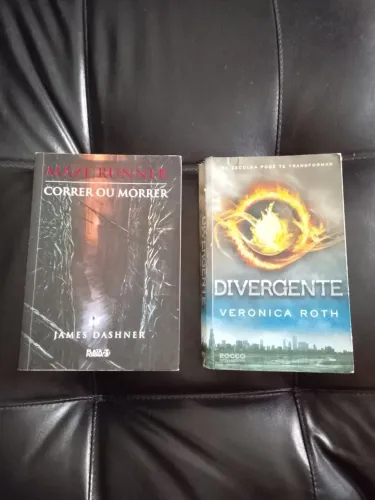 Combo de livros distópicos - Maze Runner e Divergente