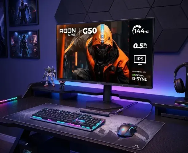 Monitor Gamer AOC 24" 144Hz 0,5ms | Original Novo