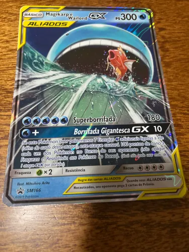 Card Pokémon Magicarp E Wailord GX Sm166 Promo