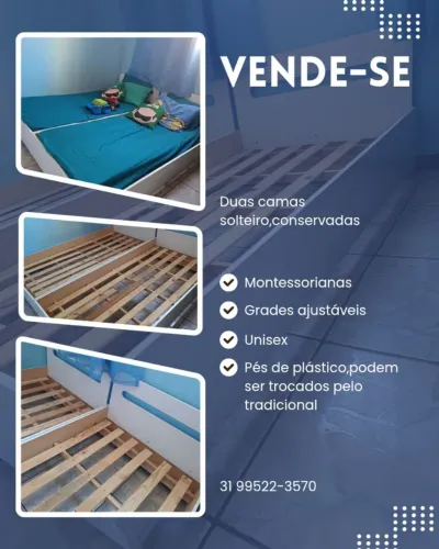 Vende duas camas solteiro
