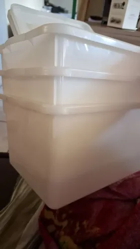 Kit 4 bacias de armazenagem