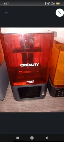Emoressora 3 d de resina creality