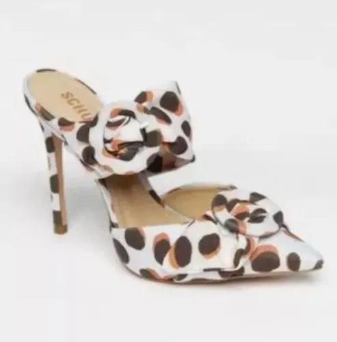 Mule com fivelas - cinza e laranja - SCHUTZ - 36