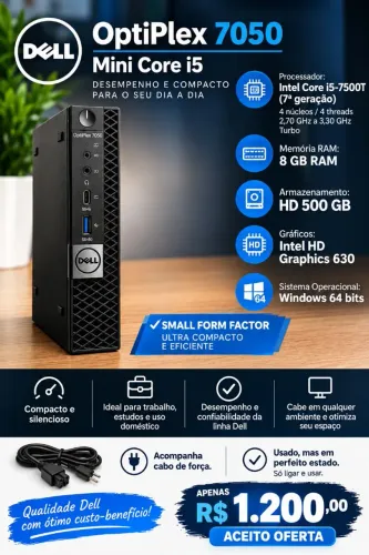 Micro PC portátil Dell optiplex - Aceito Oferta Justa. 