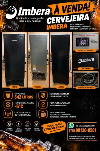 ? FREEZER VERTICAL IMBERA 542 LITROS ? À VENDA