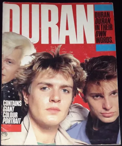 Duran Duran Livro In Their Own Words 1983 Raro Anos 80 Com Poster Gigante Importado