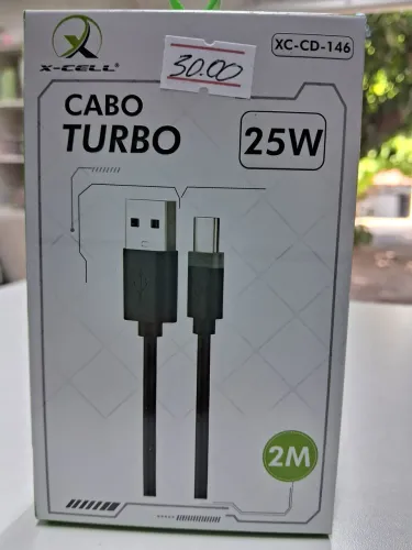 Cabo Tipo C XCell Turbo com 2 metros 25 watts XC-CD-146