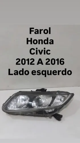 Farol Honda Civic 2012 2013 2014 2015 2016 Lado Esquerdo