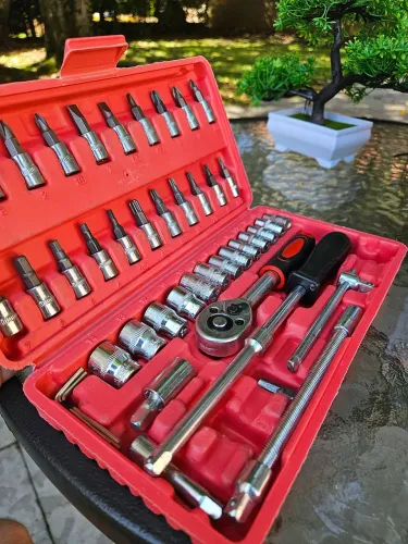 Kit Jogo de Ferramentas Profissional 46 Peças - Completo (NOVO - PRONTA ENTREGA)