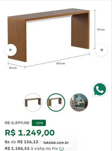 Escrivaninha / Mesa de estudo tokstok