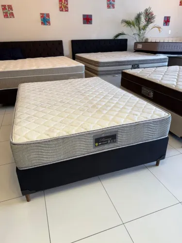 Colchão de Casal NOVO COM BASE BOX - Entrego!