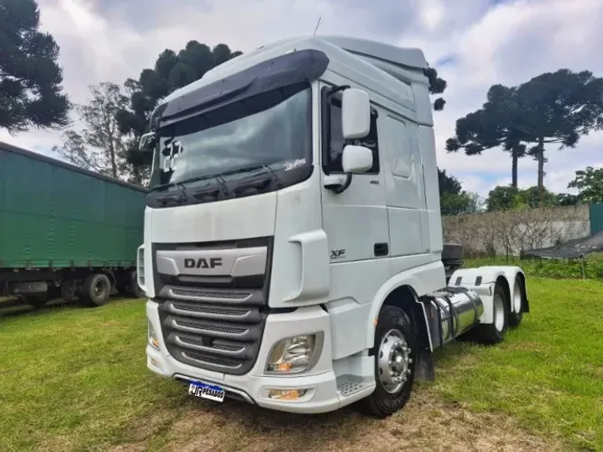 daf xf 480 ano 2022 trucado 6x2 baixo km com geladeira