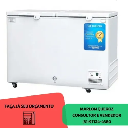 Freezer Horizontal 411 Litros Fricon Novo