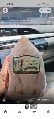 Galinha caipira abatida (para comércios e açougues)