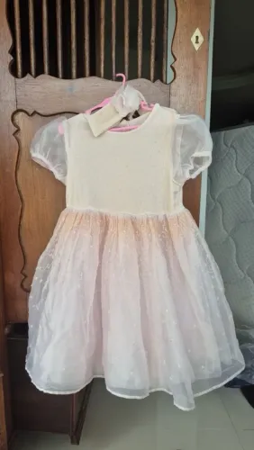 Vestido infantil para festa 5-6 anos (116cm)