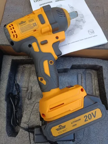 Chave de Impacto 20V Lyuwo LW-YDD30-C1 420Nm 01 Bateria - Envio OLX Pay