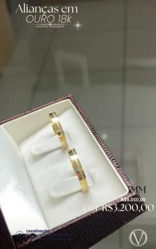 ALIANÇA EM OURO 18K 