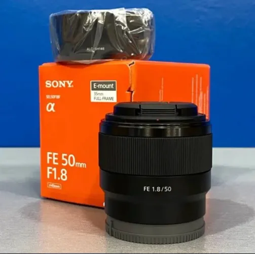 Lente Sony 50mm 1.8 FE pouca usada