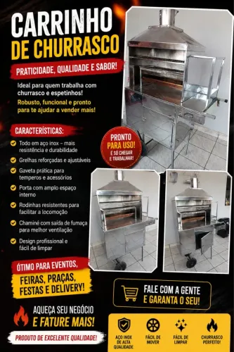 Carrinho de churrasco 