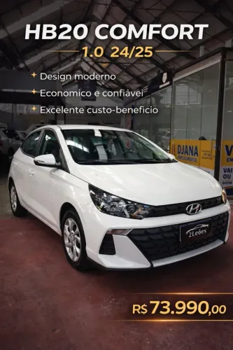 Hyundai HB20 Comfort Plus 1.0 Flex 12V Mec. 2025