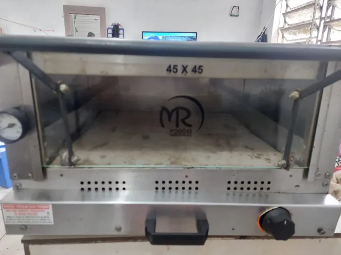 Forno de pizza de aço inox 