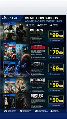 Jogo ps4 / ps5 original