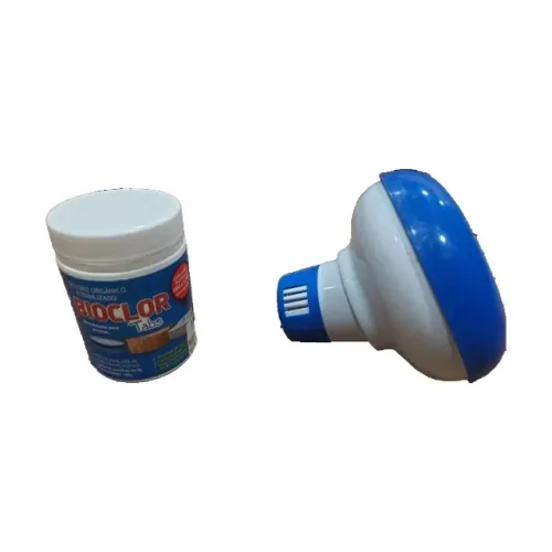 Cloro Bioclor Tabs 50 Pastilhas 2g Lacrado + Boia Cloradora Nova