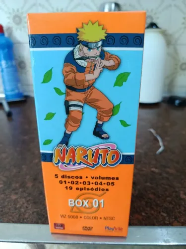  5     DVD do Naruto play arte série 1,2,3,4,5