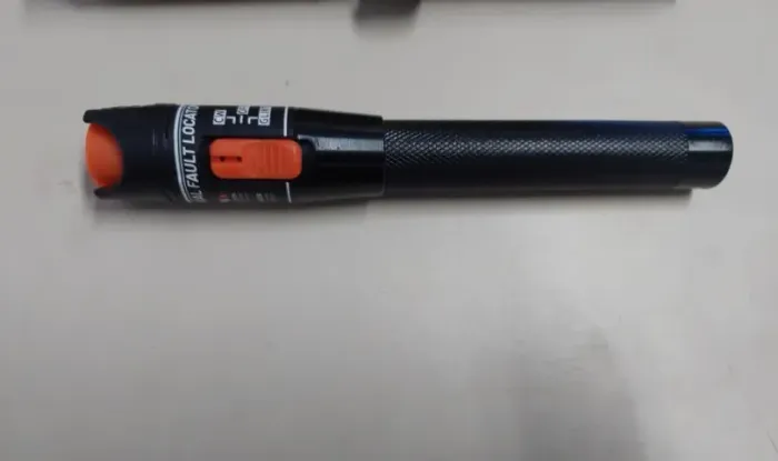 Caneta laser localizador de falhas de fibra óptica
