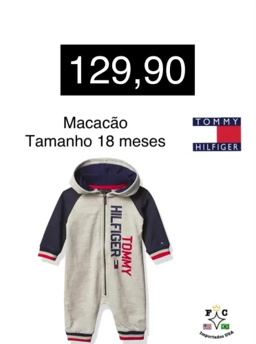 Macacão Infantil Tommy Hilfiger