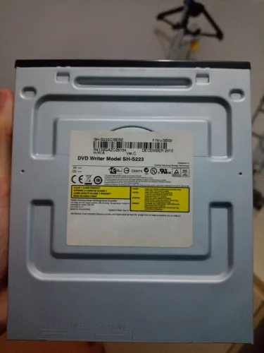 Leitor/Gravador de DVD Samsung SH-S223 SATA - Funcionando Perfeitamente