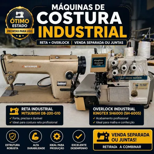 Máquinas de costura industrial