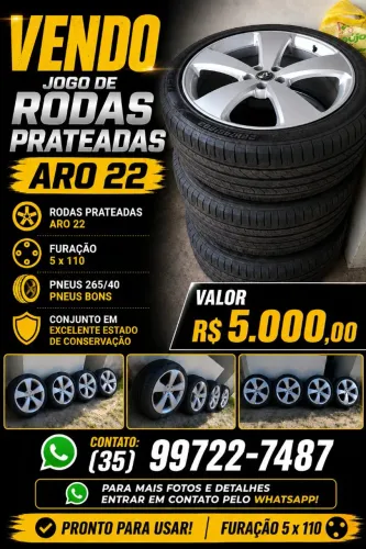 Rodas aro 22"