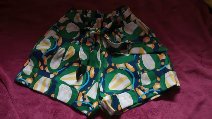 Short estampado, com elástico na cintura, 96% poliéster e 4%elastano, tamanho GG