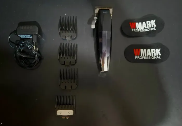 Maquina Cortar Cabelo Wmark Ng222 Prata Com Display Bivolt