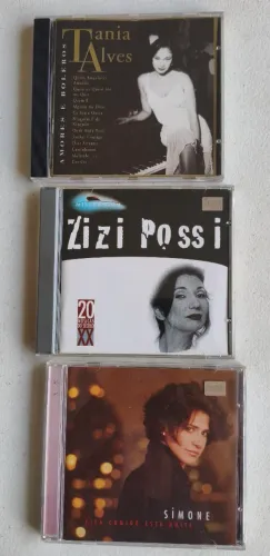 Lote 3 CDs MPB Originais - Tânia Alves, Zizi Possi e Simone