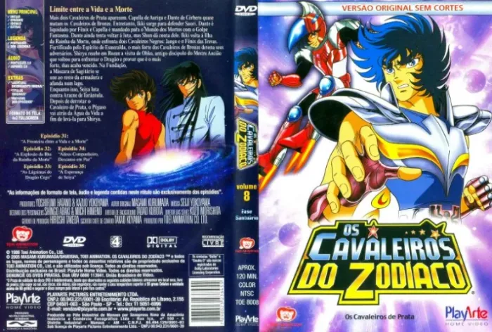 Dvd Os Cavaleiros Do Zodíaco