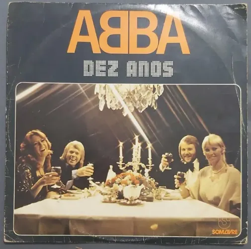 Disco de Vinil LP ABBA 10 anos