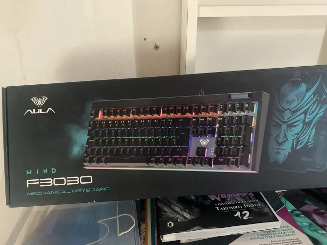 VENDO TECLADO MECÂNICO SWITHC AZUL F30 100%