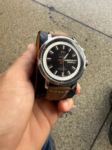 Relógio Orient 3 estrelas automático 45mm
