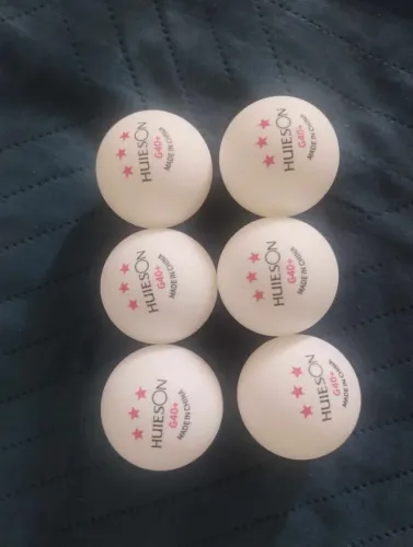 6 Bolinhas de tênis de mesa huieson 3 estrelas