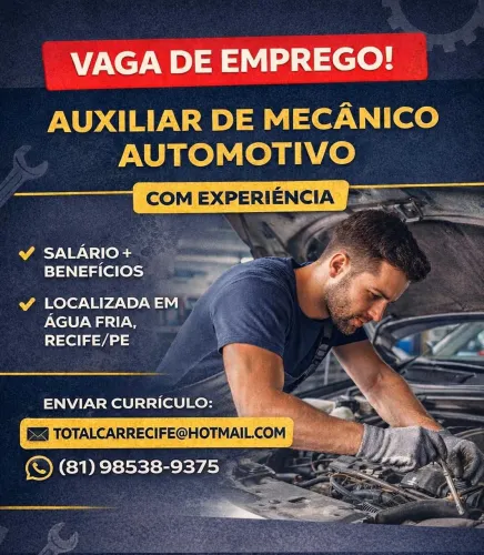 Preciso auxiliar mecânico automotivo com experiência