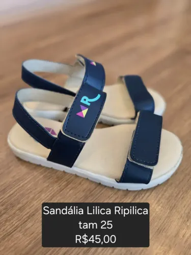 Sandália Infantil Lilica Ripilica Tam 25 - Azul Marinho