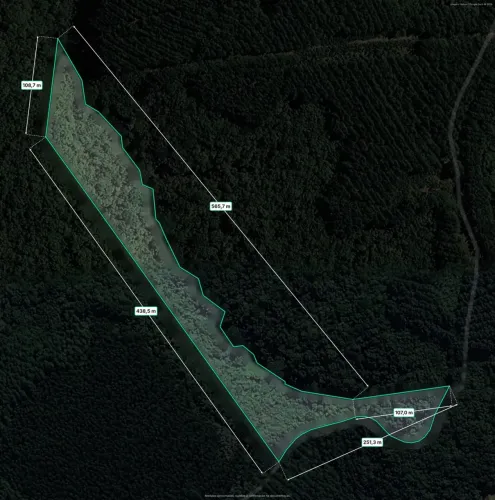 Área rural individual de 29.784 m² em São Luiz do Purunã - Destino de Turismo Rural