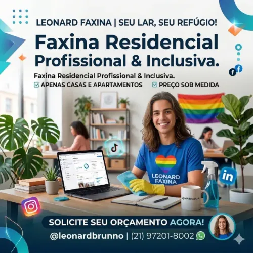 FAXINA PARA CASAS E APARTAMENTOS!!!