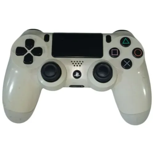 Controle de Playstation 4 - Branco - Original - No Estado