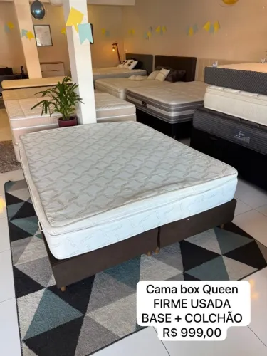 Cama Box Queen Firme USADA com ENTREGA 
