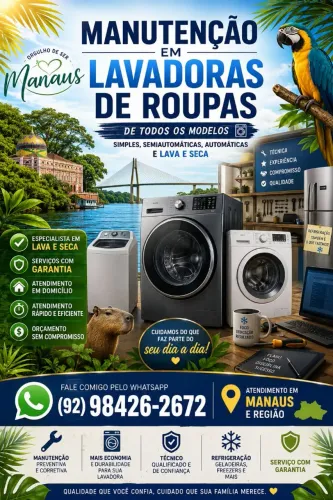 Assistência Técnica - Máquinas de Lavar